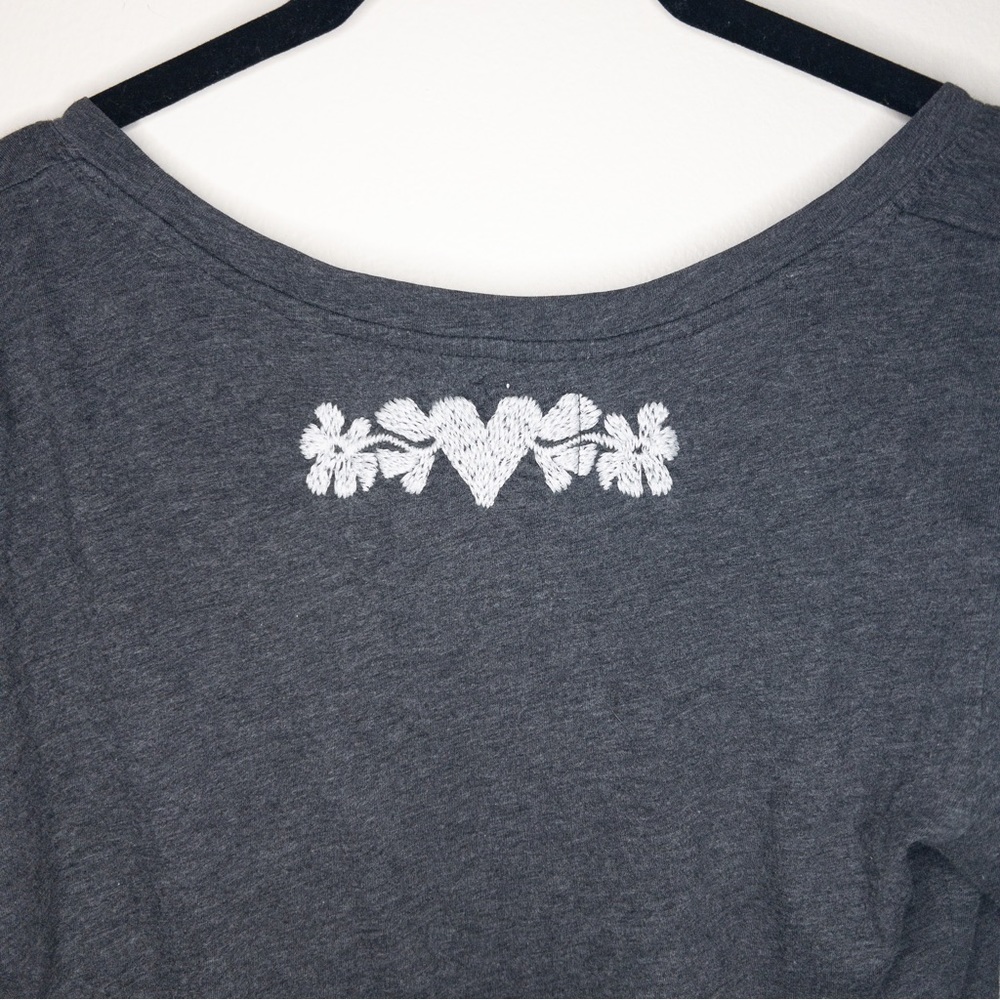 Johnny Was Long Sleeve Embroidered Scoop Neck Blouse - Picture 7 of 7